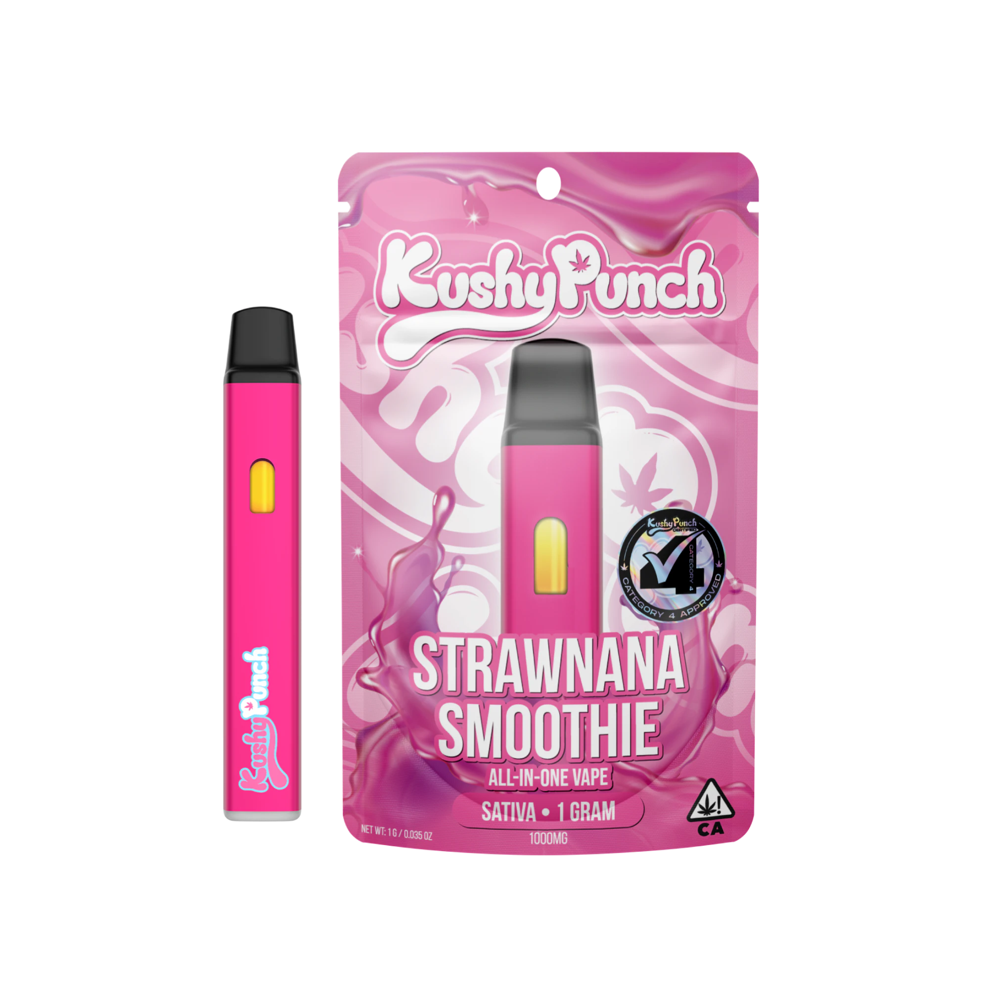 Kushy Punch - Kushy Punch All-in-One 1g Strawnana Smoothie Main Image