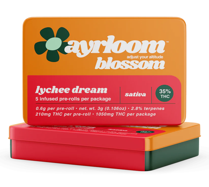 Lychee Dream -Sativa- 0.6g - 5pk (Pre-Roll)  |   Ayrloom    -n9