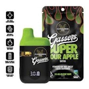 [Claybourne Co.] Gassers Vape AIO - 1g - Super Sour Apple (S)