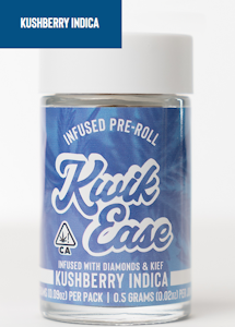 KWIK EASE - Kwik Ease - Preroll - Infused - 5pk - Kushberry