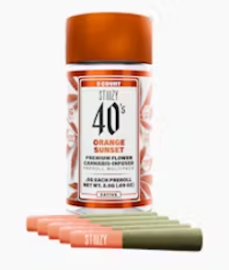 STIIIZY - STIIIZY - Infused 40's - Orange Sunset - Preroll 5pk - (S) 2.5g