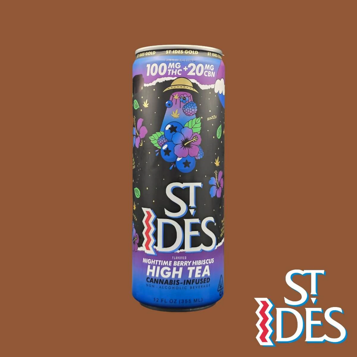 Native Fire - ST IDES Fast Acting High Tea 100mg- Midnight Berry Main Image
