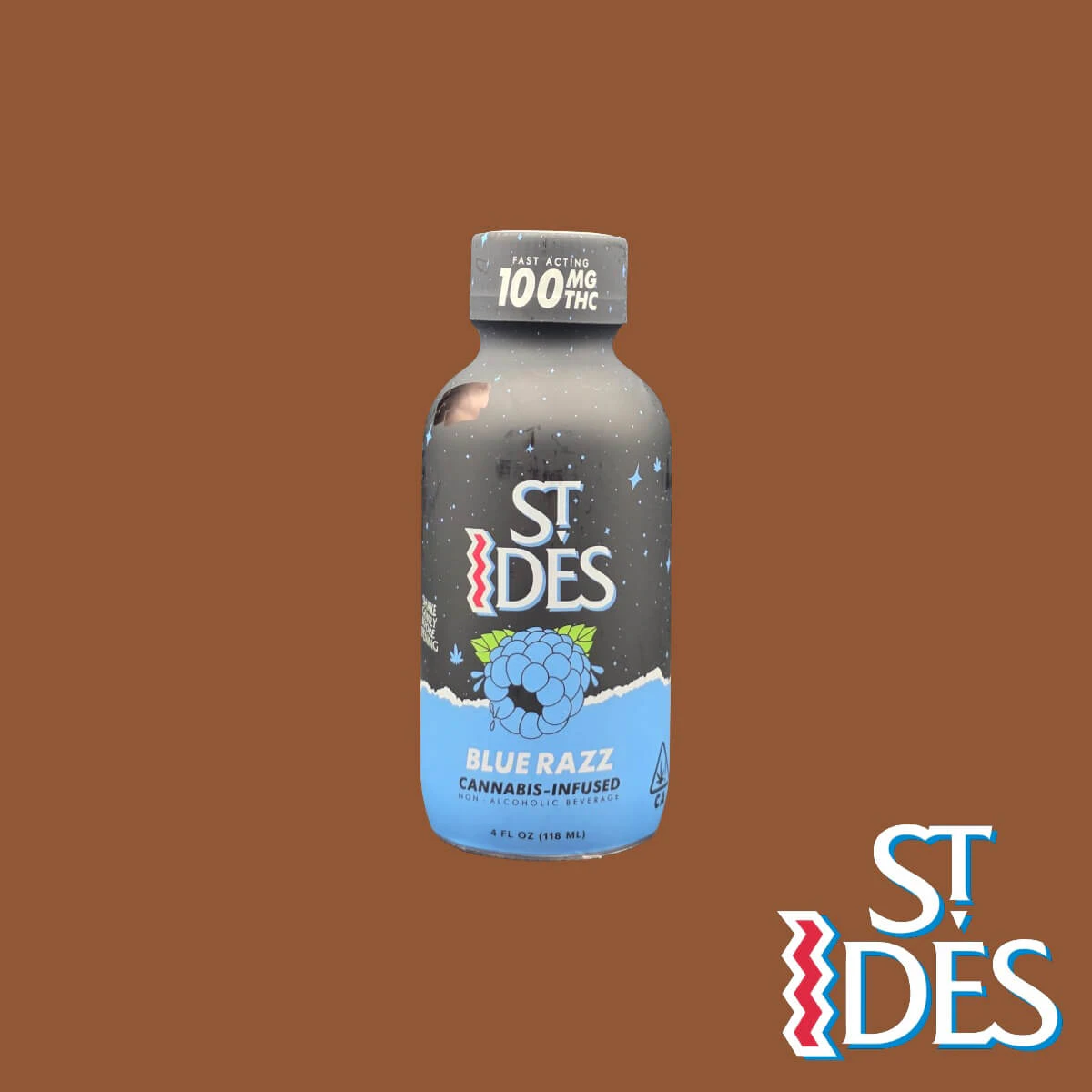 ST IDES - St Ides 4 oz Shot- Blue Razz Main Image