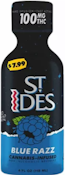 [St. Ides] 4oz Shot - 100mg - Blue Razz