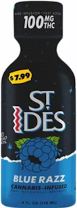 St. Ide's - [St. Ides] 4oz THC Shot - 100mg - Blue Razz (H)