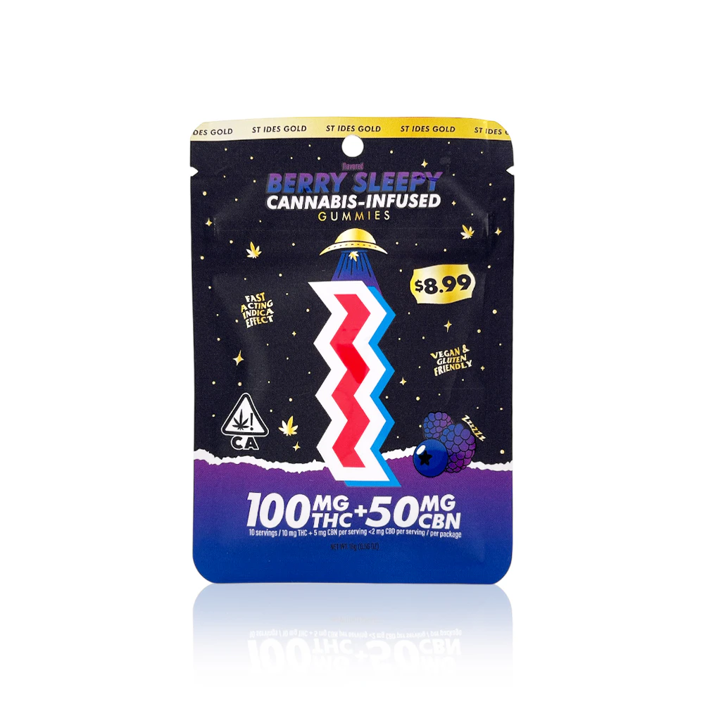 ST IDES - ST IDES - Edible - Berry Sleepy - CBN - Gummy - 100MG Main Image