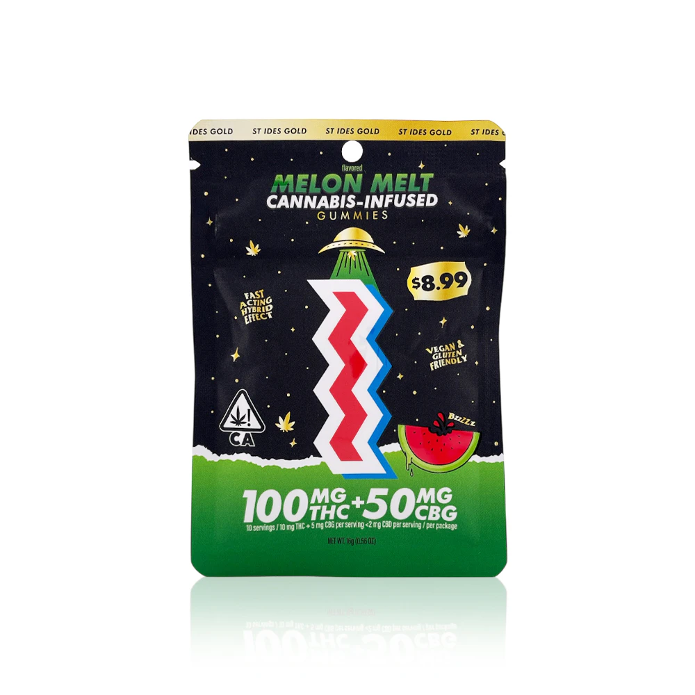 ST IDES - ST IDES - Edible - Melon Melt - CBG - Gummy - 100MG Main Image