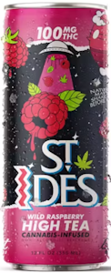 St. Ide's - [St. Ides] 12oz THC Beverage - 100mg - Wild Raspberry (H)