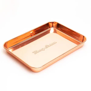 BLAZY SUSAN - Stainless Steel Rolling Tray - Rose Gold