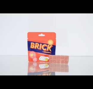 CANNABALS - CANNABALS - BRICK - Strawberry Lemonade - Live Resin - 100MG - Hybrid - Edible Gummies