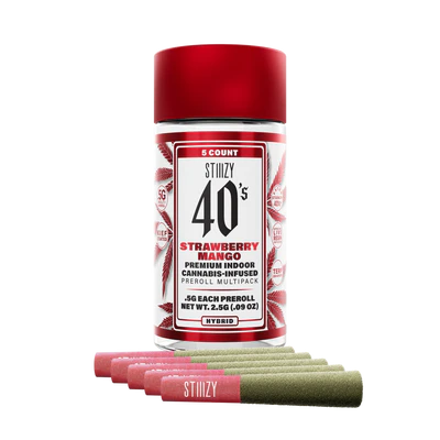 STIIIZY - STIIIZY | STRAWBERRY MANGO - 5PK INFUSED | PREROLL | 2.5G Main Image