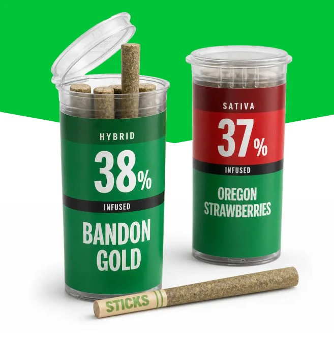 STiCKS - Sticks Oregon Strawberries 5pk Infused Pre-Roll .05g Main Image