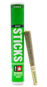 STICKS - Sticks Valley Purps Single Infused Pre-Roll 1g