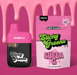 Sticky Greens - Bubba G Disposable Vape - 1g