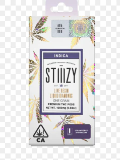 STIIIZY - Stiiizy - Pod - STRAWBERRY SHORTCAKE - Live Resin Liquid Diamonds - (I) 1g Main Image