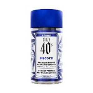 STIIIZY - Stiiizy 40's  - Biscotti - 2.5G 5pk