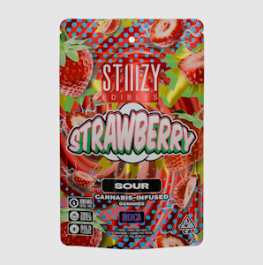 STIIIZY - STIIIZY Sour Strawberry Gummies 100mg