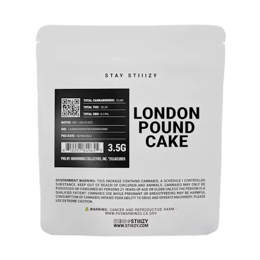 STIIIZY - STIIIZY White London Pound Cake Flower (H) 3.5g Main Image