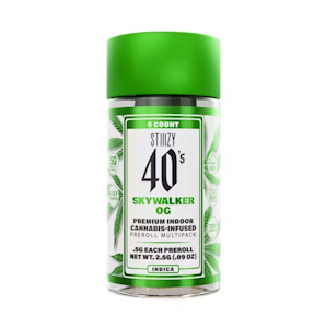 STIIIZY - STIIIZY 40's Skywalker OG Infused Preroll Multi Pack (I) 2.5g