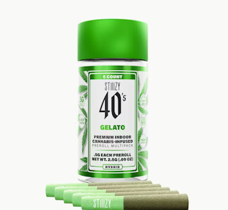 STIIIZY - STIIIZY 2.5G Mini Gelato Infused Preroll 5pk