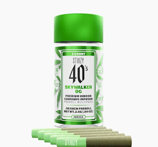 STIIIZY - STIIIZY 5PK Mini Skywalker OG Infused Preroll Pack