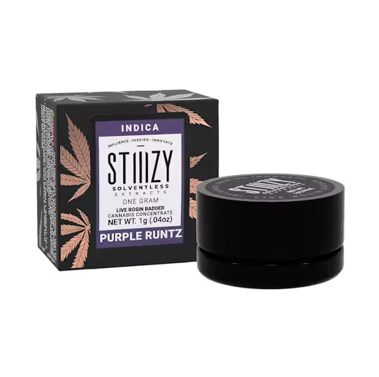 STIIIZY - Stiiizy Purple Runtz Live Rosin Badder (I) 1g Main Image