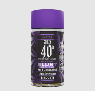 STIIIZY - STIIIZY 40's Biscotti Infused Blunt Multi Pack (I) 2.5g