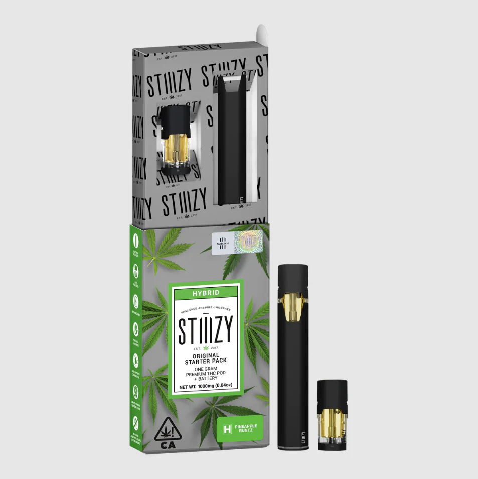 STIIIZY - Stiiizy Starter Pack Battery + Pineapple Runtz (H) 1g Main Image