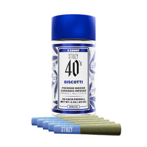 STIIIZY - STIIIZY | BISCOTTI - 5PK INFUSED | PREROLL | 2.5G