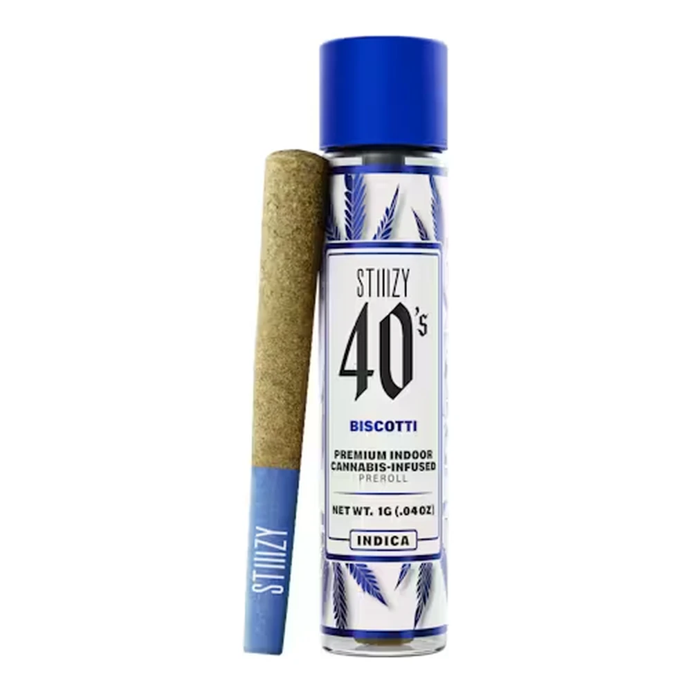 STIIIZY - STIIIZY | Biscotti | Infused 40's Pre-Roll | 1g Main Image