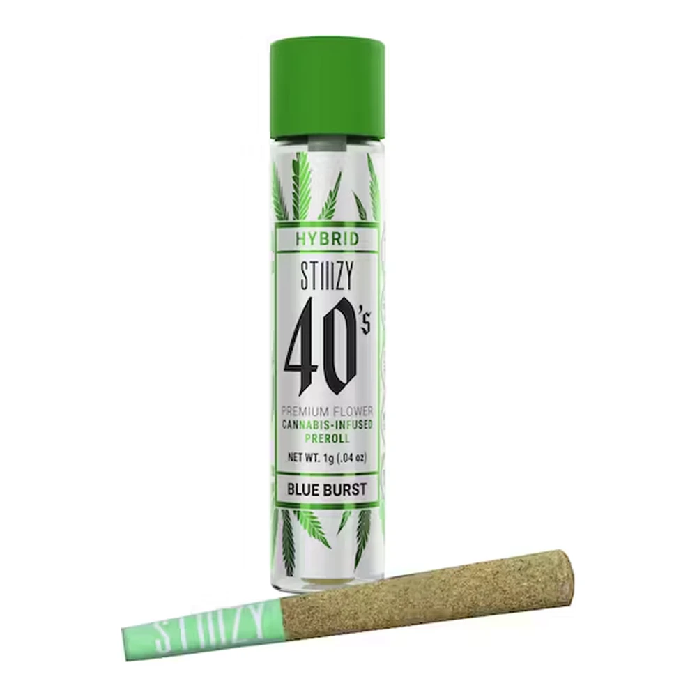 STIIIZY - STIIIZY | Blue Burst | Infused 40's Pre-Roll | 1g Main Image