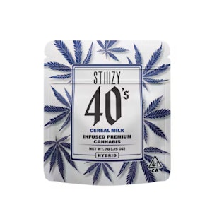 STIIIZY - Stiiizy 40's Cereal Milk (H) Infused Flower 7g