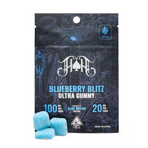 HEAVY HITTERS - Heavy Hitters Blueberry Blitz (H) Gummies 5pk 100mg