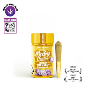 JEETER - Baby Jeeter Banana Peel (I) Rosin Infused Preroll 5pk 2.5g