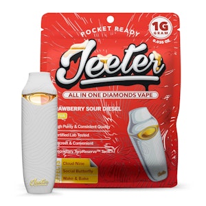 JEETER - Jeeter Strawberry Sour Diesel (S) Diamonds AIO 1g