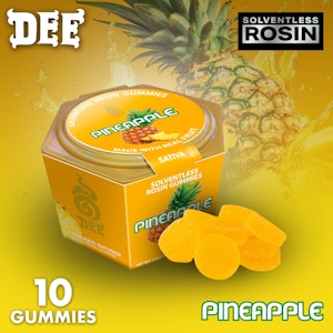DEE THAI - Dee Energy Pineapple THC:THCV (S) Rosin Gummies 100mg
