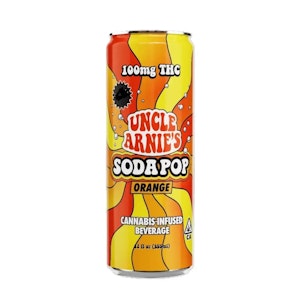 Uncle Arnie's - Uncle Arnie's Orange Soda Pop 12oz 100mg