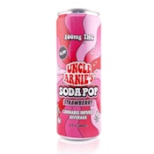 Uncle Arnie's Strawberry Soda Pop 12oz 100mg