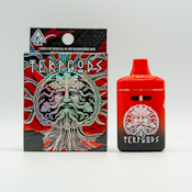 Terp Gods Sour Strawberry (S) Live Rosin Dual Tank AIO 1g