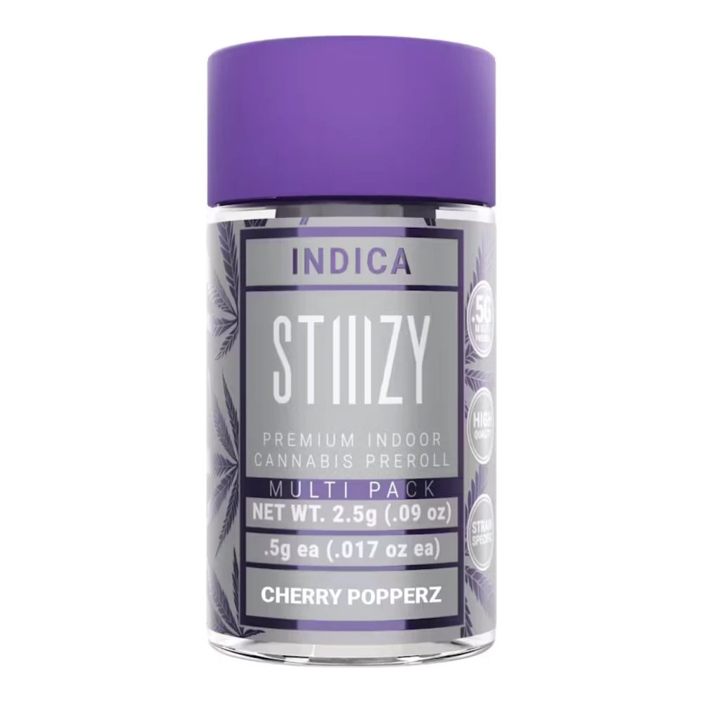 STIIIZY - STIIIZY | Cherry Popperz | Naked Pre-Roll 5pk | 2.5g Main Image