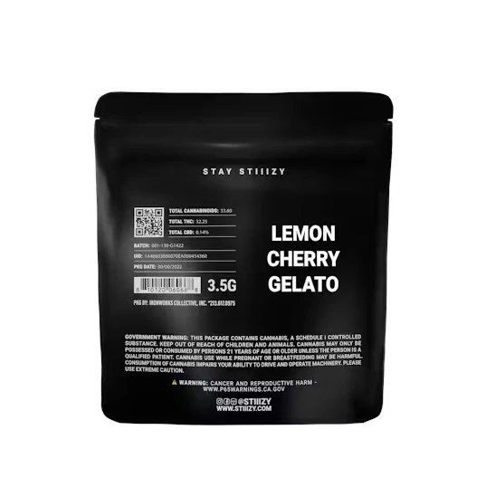 STIIIZY - STIIIZY Black Label Lemon Cherry Gelato (H) 3.5g Main Image