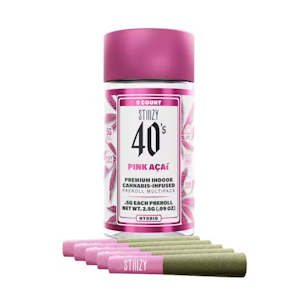 STIIIZY - STIIIZY 40's Pink Acai Infused Preroll Multi Pack (H) 2.5g