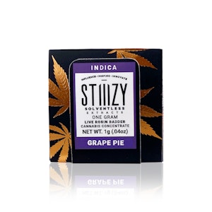 STIIIZY - STIIIZY - Concentrate - Grape Pie - Live Rosin Badder - 1G