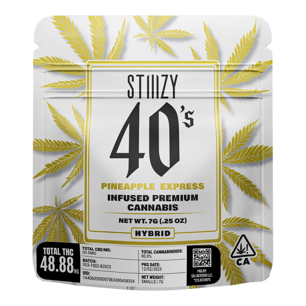 STIIIZY | Pineapple Express | 40's Infused Indoor Flower Smalls | 1/4oz