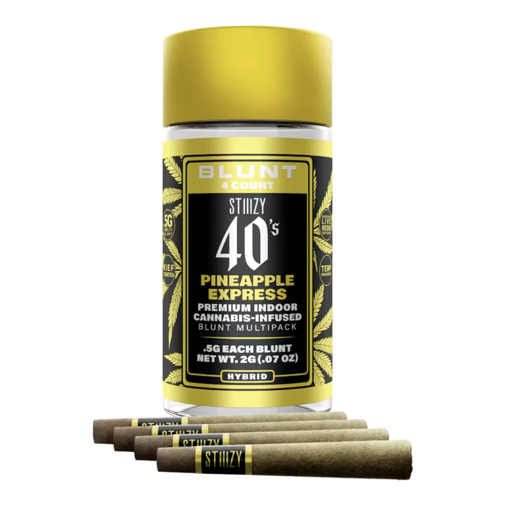 STIIIZY - STIIIZY | Pineapple Express | 40's Infused Mini Blunt 5pk | 2.5g Main Image