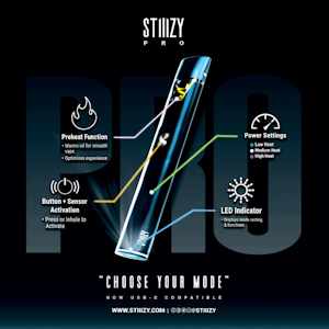 STIIIZY - Stiiizy - Pro Battery - Black