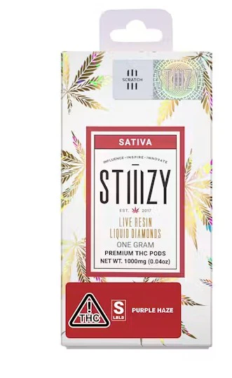 STIIIZY - Stiiizy | Vape Pod - Liquid Diamond | Purple Haze | 1g Main Image