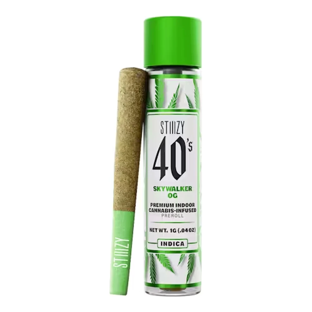 STIIIZY - STIIIZY | Skywalker OG | Infused 40's Pre-Roll | 1g Main Image
