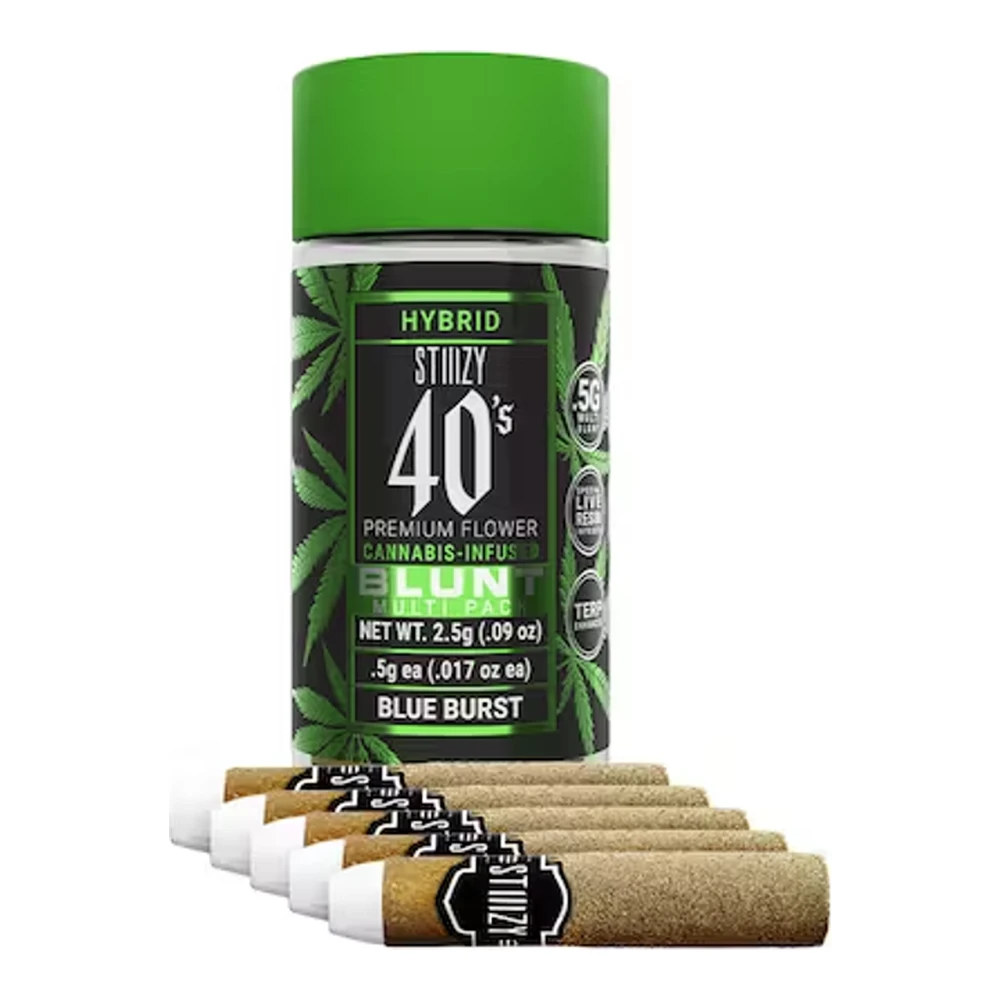 STIIIZY - STIIIZY | Sour Diesel | 40's Infused Mini Blunt 5pk | 2.5g Main Image