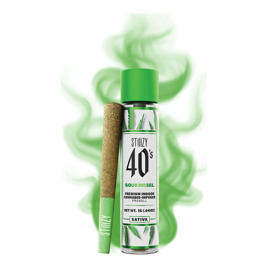 STIIIZY | Sour Diesel | 40's Infused Pre-Roll | 1g